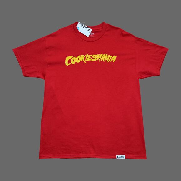 Cookies Cookiesmania SS Tee Red/Yellow Mens NWT Size XL CM233TSP58 - Picture 1 of 6